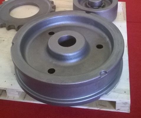 OEM Сельскохозяйственная техника Чугунные детали Рулевое колесо дороги с дробеструйной обработкой поверхности