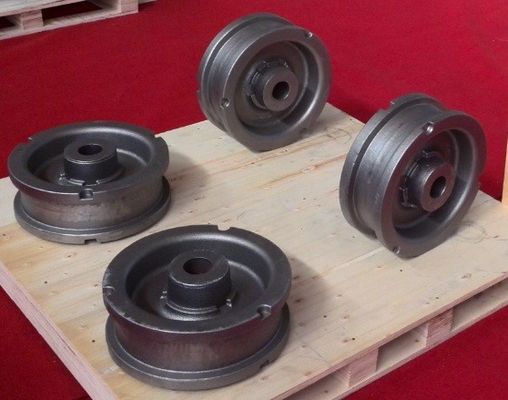 OEM Сельскохозяйственная техника Чугунные детали Рулевое колесо дороги с дробеструйной обработкой поверхности