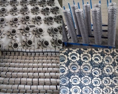 OEM Сливка песка Железная обработка Части вилочных погрузчиков Пистоны для промышленных машин