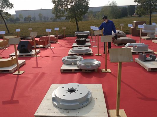 Высококачественный чугунный противовес колеса с песчаным литьем OEM для строительной техники