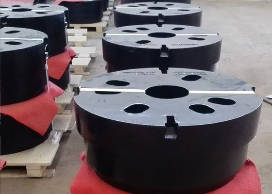 Высококачественный чугунный противовес колеса с песчаным литьем OEM для строительной техники