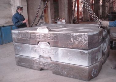 Продукты отливки Терекс вакуума встречного веса крана 10 тонн с свободной емкостью