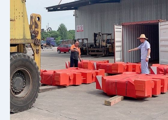 Противовес крана серого утюга 10000kg взрыва съемки TS16949