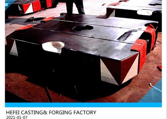 Противовес крана литого железа GG250 10000kg вакуума