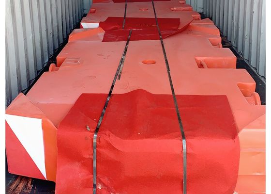 Высококачественный чугунный противовес GG150 V-Process OEM 10000 кг для строительной техники