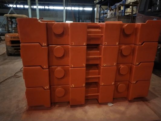 OEM высококачественный 10000kg песчаного литого железа противовес для крана