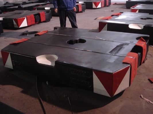 Противовес лифта утюга серого цвета 10000kg GG200 TS16949